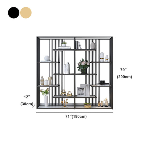 Industrial Style Bookcase Open Back Bookshelf for Home Office Clearhalo 'Bookcases' 'furn' 'furn_bookcases' 'Furniture' 'furniture_bookcases' 'Office Furniture' 4901736