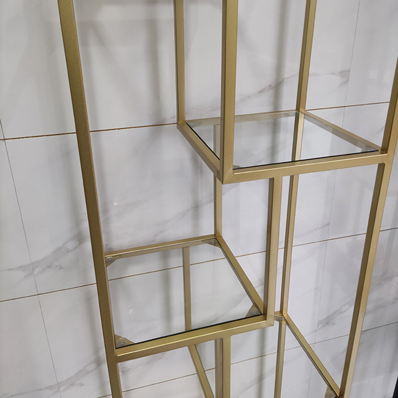 Industrial Open Back Bookshelf with Iron Frame Bookcase for Home Office Clearhalo 'Bookcases' 'furn' 'furn_bookcases' 'Furniture' 'furniture_bookcases' 'Office Furniture' 4901746