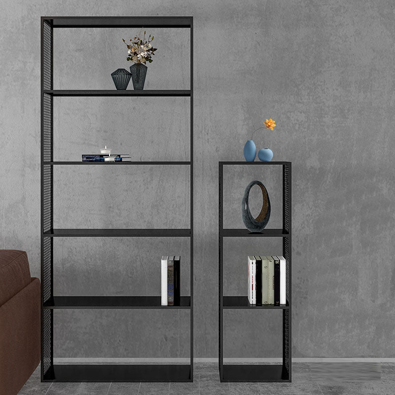 Industrial Metal Bookshelf Iron Open Back Bookcase for Office Clearhalo 'Bookcases' 'furn' 'furn_bookcases' 'Furniture' 'furniture_bookcases' 'Office Furniture' 4901754