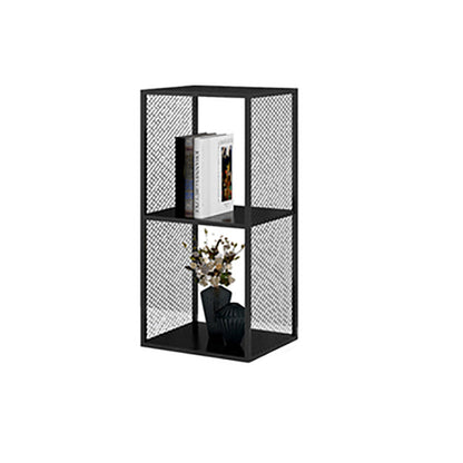 Industrial Metal Bookshelf Iron Open Back Bookcase for Office 12"L x 12"W x 27.5"H Clearhalo 'Bookcases' 'furn' 'furn_bookcases' 'Furniture' 'furniture_bookcases' 'Office Furniture' 4901755