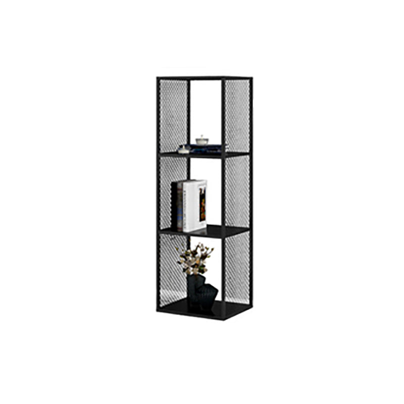 Industrial Metal Bookshelf Iron Open Back Bookcase for Office 13.8"L x 11.8"W x 39.4"H Clearhalo 'Bookcases' 'furn' 'furn_bookcases' 'Furniture' 'furniture_bookcases' 'Office Furniture' 4901756