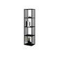 Industrial Metal Bookshelf Iron Open Back Bookcase for Office 13.8"L x 11.8"W x 55.1"H Clearhalo 'Bookcases' 'furn' 'furn_bookcases' 'Furniture' 'furniture_bookcases' 'Office Furniture' 4901758