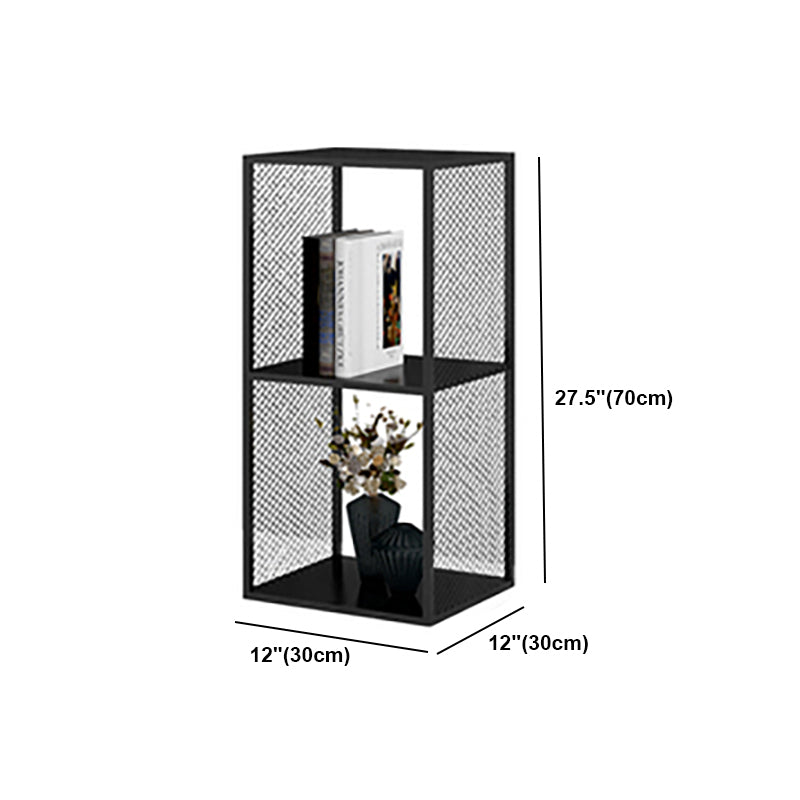 Industrial Metal Bookshelf Iron Open Back Bookcase for Office Clearhalo 'Bookcases' 'furn' 'furn_bookcases' 'Furniture' 'furniture_bookcases' 'Office Furniture' 4901768