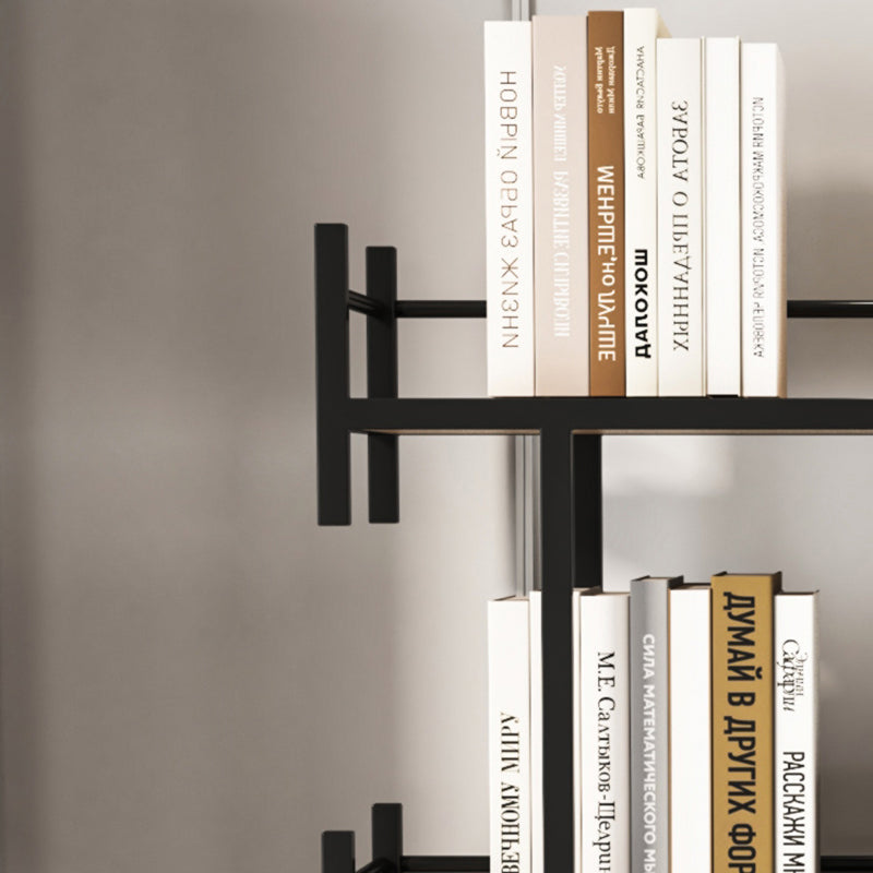 Open Back Metal Bookshelf Scandinavian Style Bookcase for Home Office Study Room Clearhalo 'Bookcases' 'furn' 'furn_bookcases' 'Furniture' 'furniture_bookcases' 'Office Furniture' 4901783