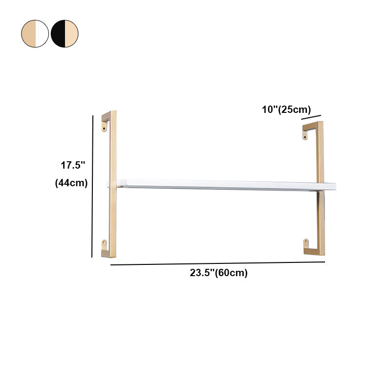 Contemporary Wall Unit Bookcase Metal Frame Pine Wood Shelf Bookshelf Clearhalo 'Bookcases' 'furn' 'furn_bookcases' 'Furniture' 'furniture_bookcases' 'Office Furniture' 4901846