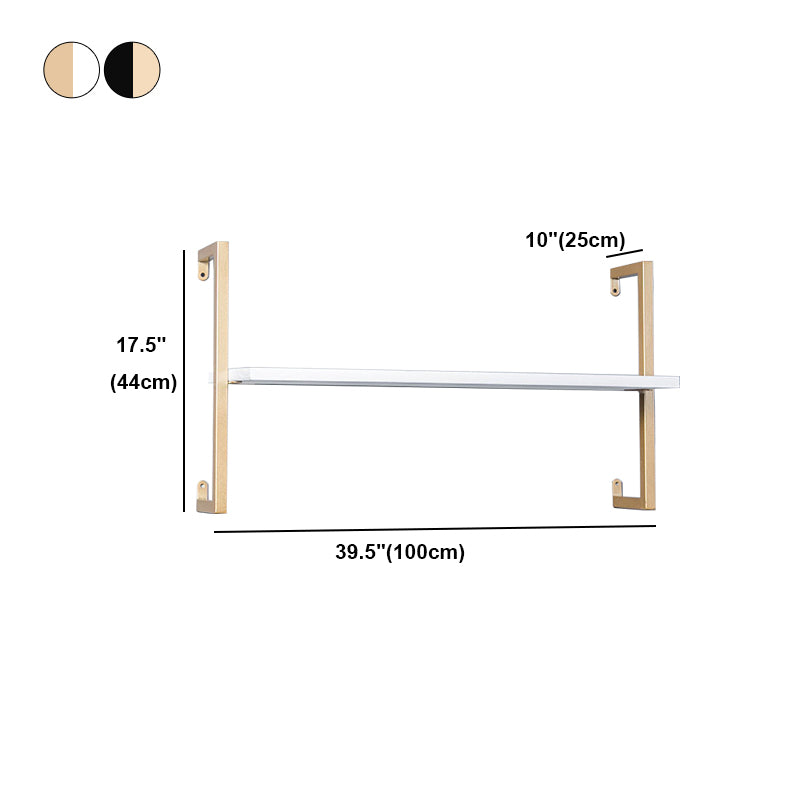 Contemporary Wall Unit Bookcase Metal Frame Pine Wood Shelf Bookshelf Clearhalo 'Bookcases' 'furn' 'furn_bookcases' 'Furniture' 'furniture_bookcases' 'Office Furniture' 4901848