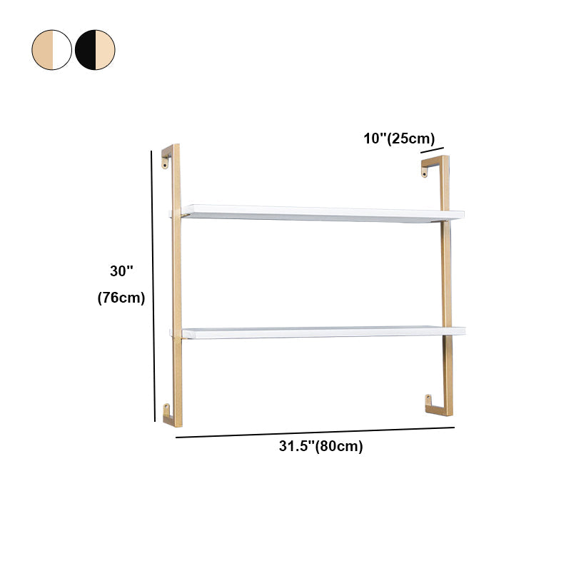 Contemporary Wall Unit Bookcase Metal Frame Pine Wood Shelf Bookshelf Clearhalo 'Bookcases' 'furn' 'furn_bookcases' 'Furniture' 'furniture_bookcases' 'Office Furniture' 4901850