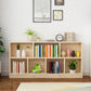 Natural Pine Wood Standard Bookshelf Modern Closed Back Bookcase for Classroom Clearhalo 'Bookcases' 'furn' 'furn_bookcases' 'Furniture' 'furniture_bookcases' 'Office Furniture' 4901865