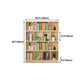 Natural Pine Wood Standard Bookshelf Modern Closed Back Bookcase for Classroom Clearhalo 'Bookcases' 'furn' 'furn_bookcases' 'Furniture' 'furniture_bookcases' 'Office Furniture' 4901876