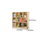 Natural Pine Wood Standard Bookshelf Modern Closed Back Bookcase for Classroom Clearhalo 'Bookcases' 'furn' 'furn_bookcases' 'Furniture' 'furniture_bookcases' 'Office Furniture' 4901881