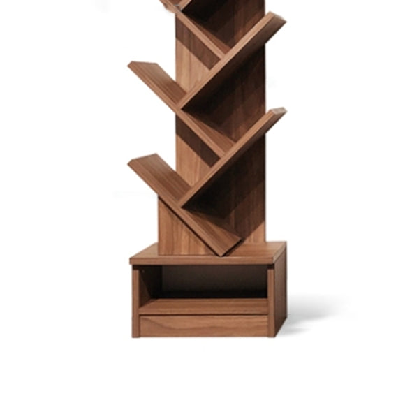 Manufactured Wood Corner Bookshelf Modern Closed Back Vertical Bookcase Clearhalo 'Bookcases' 'furn' 'furn_bookcases' 'Furniture' 'furniture_bookcases' 'Office Furniture' 4901896