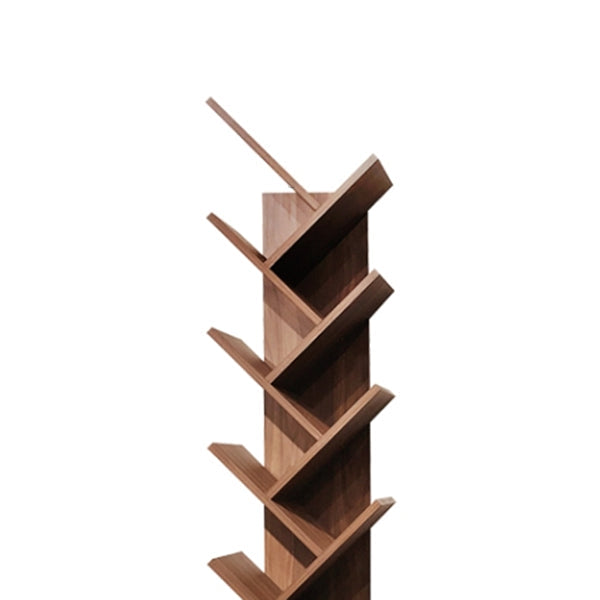 Manufactured Wood Corner Bookshelf Modern Closed Back Vertical Bookcase Clearhalo 'Bookcases' 'furn' 'furn_bookcases' 'Furniture' 'furniture_bookcases' 'Office Furniture' 4901898