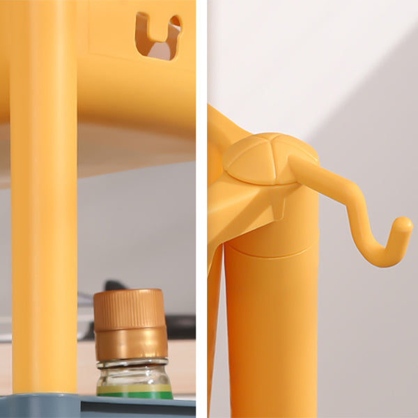 Contemporary Plastic Bookshelf Open Back Vertical Bookcase for Home Clearhalo 'Bookcases' 'furn' 'furn_bookcases' 'Furniture' 'furniture_bookcases' 'Office Furniture' 4901950