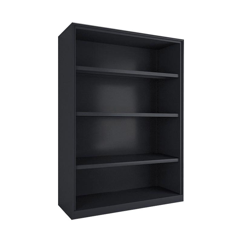 Closed Back Bookshelf Contemporary Style Bookcase for Study Room Office 33.5"L x 13"W x 46.9"H Black Shelves Clearhalo 'Bookcases' 'furn' 'furn_bookcases' 'Furniture' 'furniture_bookcases' 'Office Furniture' 4901962