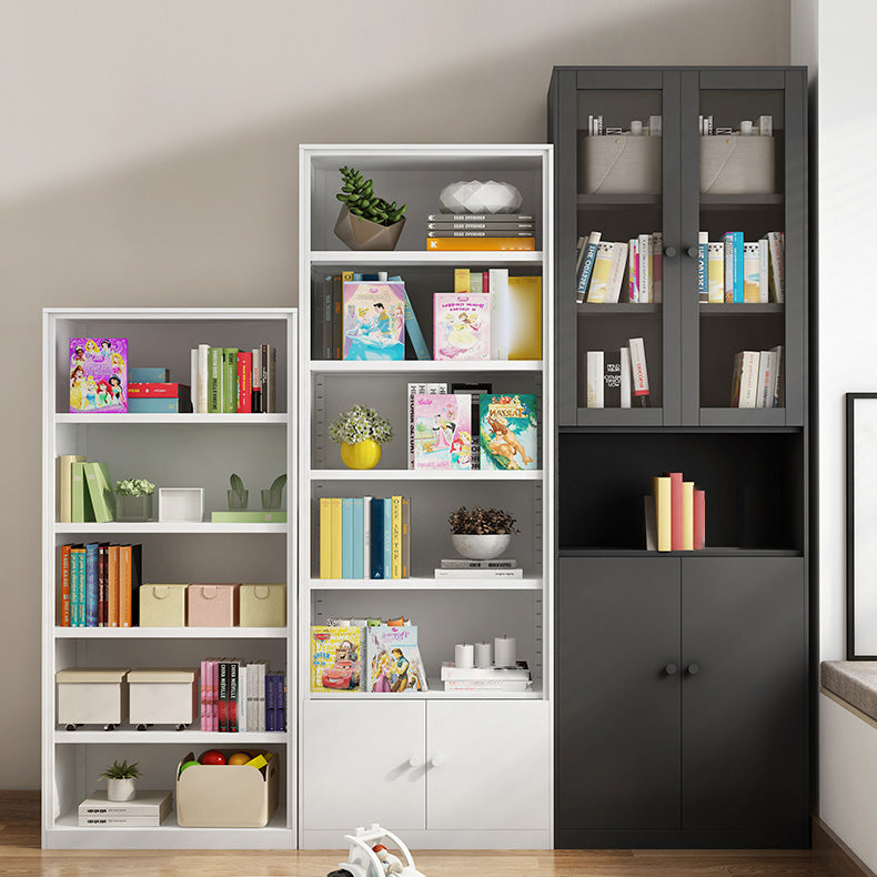 Closed Back Bookshelf Contemporary Style Bookcase for Study Room Office Clearhalo 'Bookcases' 'furn' 'furn_bookcases' 'Furniture' 'furniture_bookcases' 'Office Furniture' 4901965