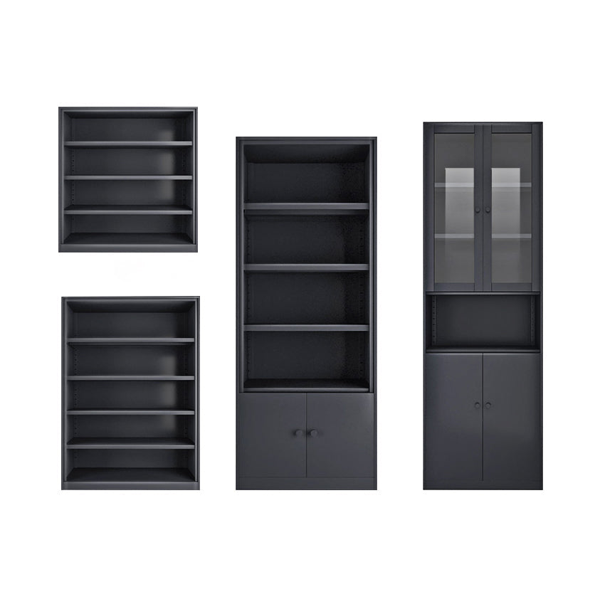 Closed Back Bookshelf Contemporary Style Bookcase for Study Room Office Clearhalo 'Bookcases' 'furn' 'furn_bookcases' 'Furniture' 'furniture_bookcases' 'Office Furniture' 4901970