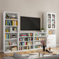 Closed Back Bookshelf Contemporary Style Bookcase for Study Room Office Clearhalo 'Bookcases' 'furn' 'furn_bookcases' 'Furniture' 'furniture_bookcases' 'Office Furniture' 4901975