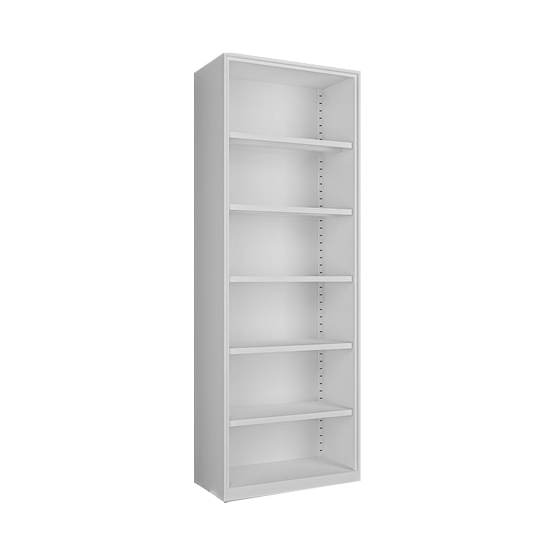 Closed Back Bookshelf Contemporary Style Bookcase for Study Room Office White Shelves Clearhalo 'Bookcases' 'furn' 'furn_bookcases' 'Furniture' 'furniture_bookcases' 'Office Furniture' 4901977