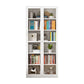 Closed Back Bookshelf Contemporary Style Bookcase for Study Room Office 33.5"L x 13"W x 78.7"H White Cabinets Clearhalo 'Bookcases' 'furn' 'furn_bookcases' 'Furniture' 'furniture_bookcases' 'Office Furniture' 4901983
