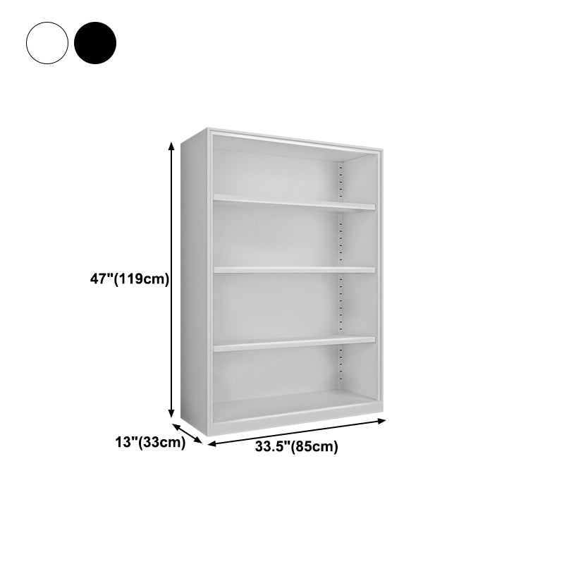 Closed Back Bookshelf Contemporary Style Bookcase for Study Room Office Clearhalo 'Bookcases' 'furn' 'furn_bookcases' 'Furniture' 'furniture_bookcases' 'Office Furniture' 4901984