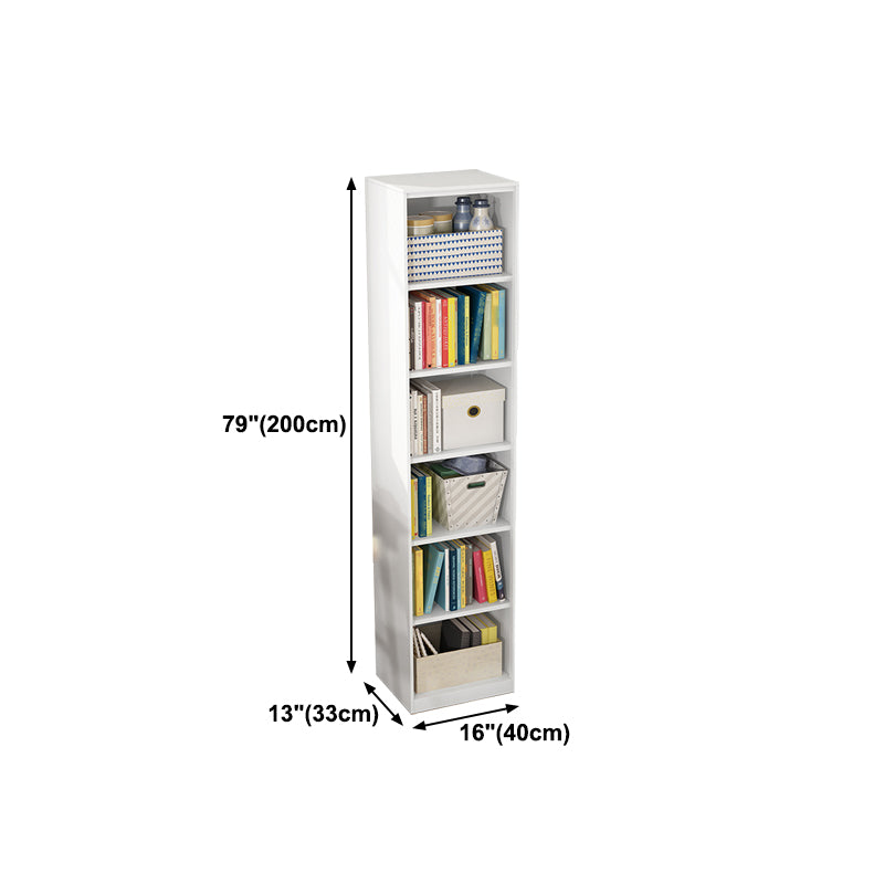Closed Back Bookshelf Contemporary Style Bookcase for Study Room Office Clearhalo 'Bookcases' 'furn' 'furn_bookcases' 'Furniture' 'furniture_bookcases' 'Office Furniture' 4901995