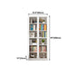 Closed Back Bookshelf Contemporary Style Bookcase for Study Room Office Clearhalo 'Bookcases' 'furn' 'furn_bookcases' 'Furniture' 'furniture_bookcases' 'Office Furniture' 4901996