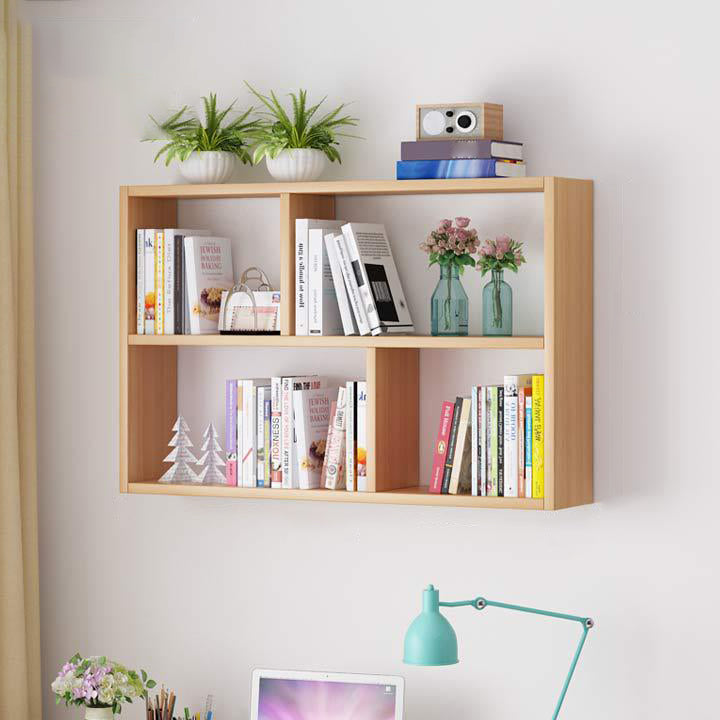 Solid Wood Bookshelf Contemporary Style Wall Mounted Bookcase for Office Home Clearhalo 'Bookcases' 'furn' 'furn_bookcases' 'Furniture' 'furniture_bookcases' 'Office Furniture' 4902056