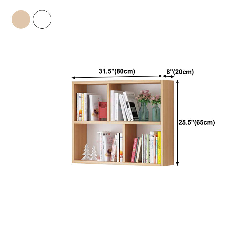Solid Wood Bookshelf Contemporary Style Wall Mounted Bookcase for Office Home Clearhalo 'Bookcases' 'furn' 'furn_bookcases' 'Furniture' 'furniture_bookcases' 'Office Furniture' 4902082