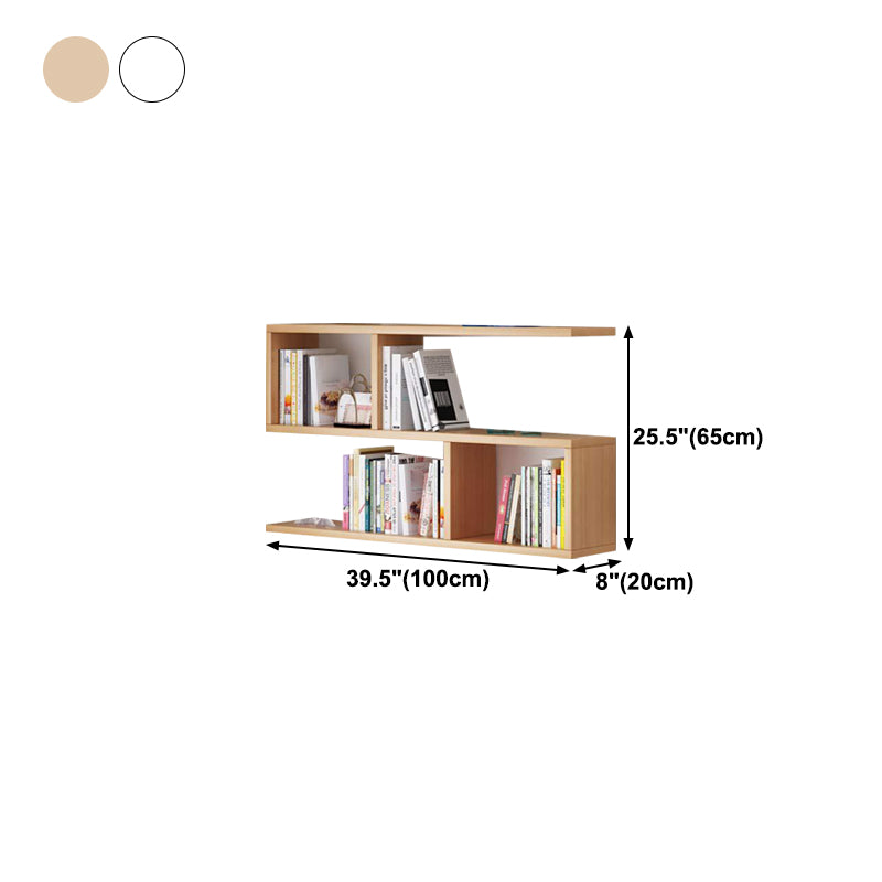 Solid Wood Bookshelf Contemporary Style Wall Mounted Bookcase for Office Home Clearhalo 'Bookcases' 'furn' 'furn_bookcases' 'Furniture' 'furniture_bookcases' 'Office Furniture' 4902083
