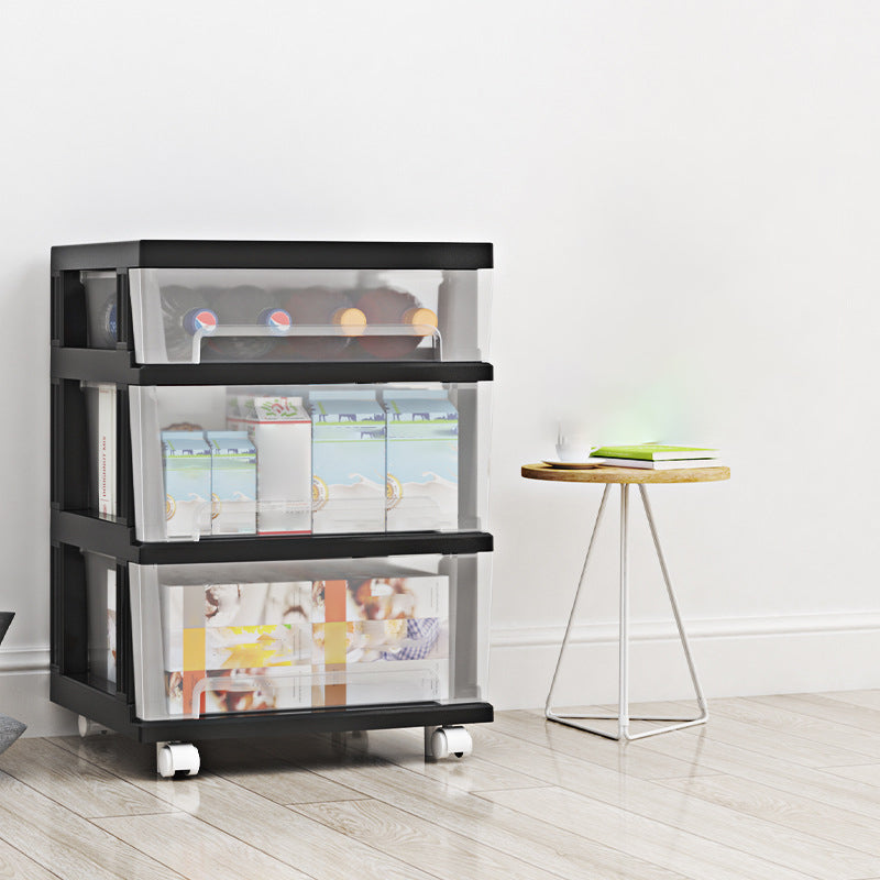 Plastic Bookshelf Contemporary Style Closed Back Bookcase for Office Home Study Room Clearhalo 'Bookcases' 'furn' 'furn_bookcases' 'Furniture' 'furniture_bookcases' 'Office Furniture' 4902104