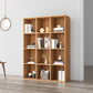 Closed Back Bookshelf Contemporary Style Bookcase for Office Home Study Room 39.4"L x 11.8"W x 52.2"H Brown Clearhalo 'Bookcases' 'furn' 'furn_bookcases' 'Furniture' 'furniture_bookcases' 'Office Furniture' 4902126