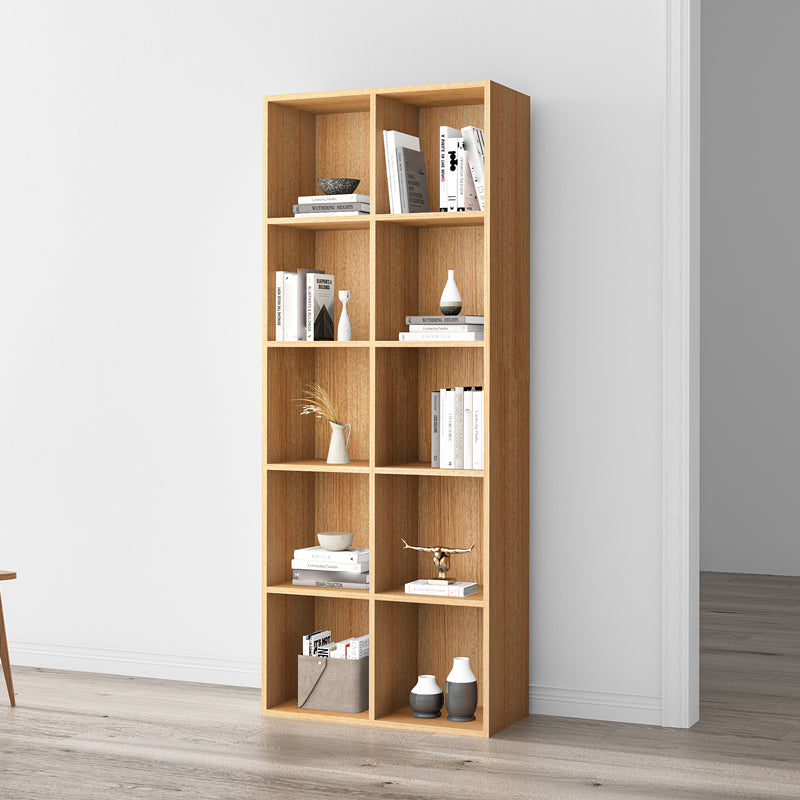 Closed Back Bookshelf Contemporary Style Bookcase for Office Home Study Room Clearhalo 'Bookcases' 'furn' 'furn_bookcases' 'Furniture' 'furniture_bookcases' 'Office Furniture' 4902133