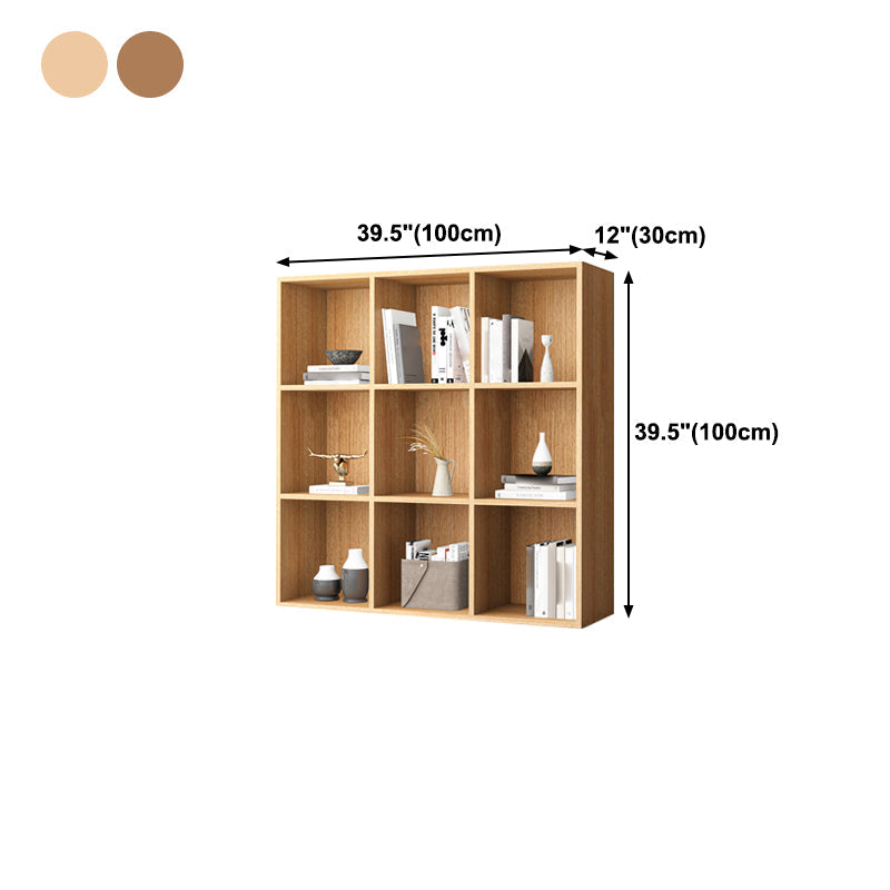 Closed Back Bookshelf Contemporary Style Bookcase for Office Home Study Room Clearhalo 'Bookcases' 'furn' 'furn_bookcases' 'Furniture' 'furniture_bookcases' 'Office Furniture' 4902136