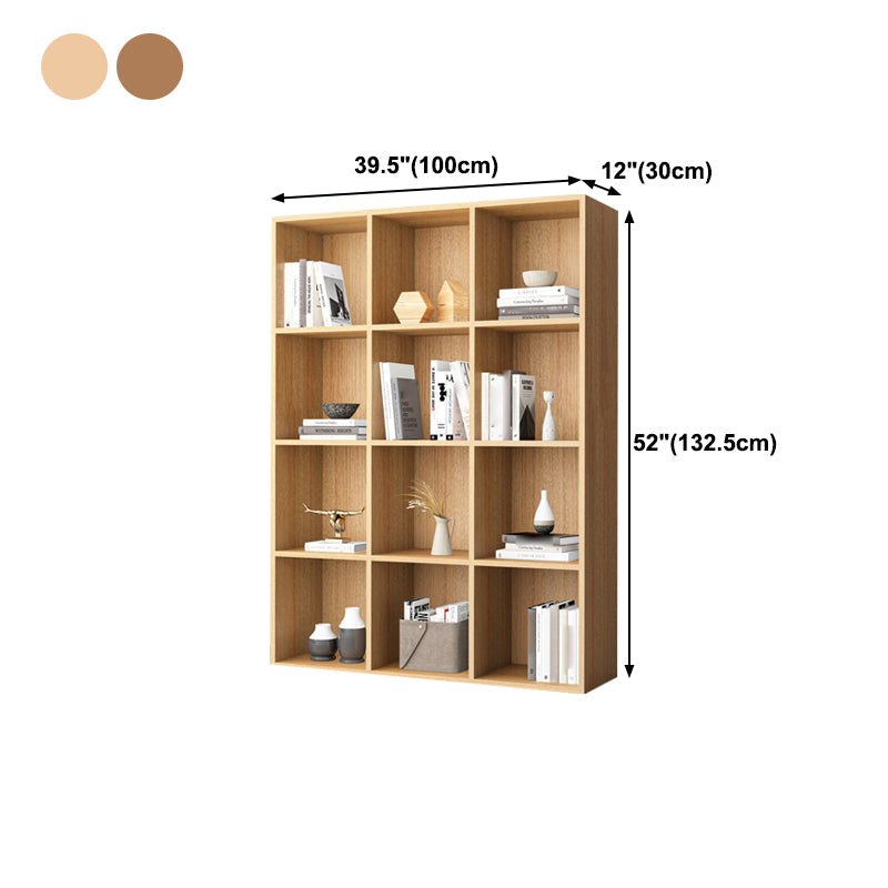 Closed Back Bookshelf Contemporary Style Bookcase for Office Home Study Room Clearhalo 'Bookcases' 'furn' 'furn_bookcases' 'Furniture' 'furniture_bookcases' 'Office Furniture' 4902138