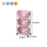 Plastic Contemporary Geometric Bookshelf Vertical Open Bookcase for Home Clearhalo 'Bookcases' 'furn' 'furn_bookcases' 'Furniture' 'furniture_bookcases' 'Office Furniture' 4902168