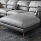 Pillow Top Arm Faux Leather Sofa and Chaise L-Shape Sectional with Storage for Apartment Clearhalo 'furn' 'furn_sectionals' 'Furniture' 'furniture_sectionals' 'Living Room Furniture' 'Sectionals' 4908559