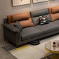Stain-Resistant Pillowed Back Cushions Sectional Square Arm Sofa with Ottoman Included Clearhalo 'furn' 'furn_sectionals' 'Furniture' 'furniture_sectionals' 'Living Room Furniture' 'Sectionals' 4908653