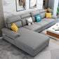 Modern L-Shape Sectional Pillow Back Cushion Sofa and Chaise with Storage Light Gray Clearhalo 'furn' 'furn_sectionals' 'Furniture' 'furniture_sectionals' 'Living Room Furniture' 'Sectionals' 4908768