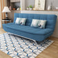 Contemporary Armless Sofa Foldable Couch with Tufted Back for Living Room Dark Blue Clearhalo 'furn' 'furn_sofas' 'Furniture' 'furniture_sofas' 'Living Room Furniture' 'Sofa' 'sofas' 4908971