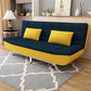 Contemporary Armless Sofa Foldable Couch with Tufted Back for Living Room Blue-Yellow Clearhalo 'furn' 'furn_sofas' 'Furniture' 'furniture_sofas' 'Living Room Furniture' 'Sofa' 'sofas' 4908987