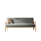 Modern Linen Square Arm Settee 29"W Tight Back Sofa for Living Room Dark Gray Clearhalo 'furn' 'furn_sofas' 'Furniture' 'furniture_sofas' 'Living Room Furniture' 'Sofa' 'sofas' 4909017