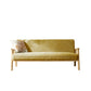 Modern Linen Square Arm Settee 29"W Tight Back Sofa for Living Room Yellow Clearhalo 'furn' 'furn_sofas' 'Furniture' 'furniture_sofas' 'Living Room Furniture' 'Sofa' 'sofas' 4909023