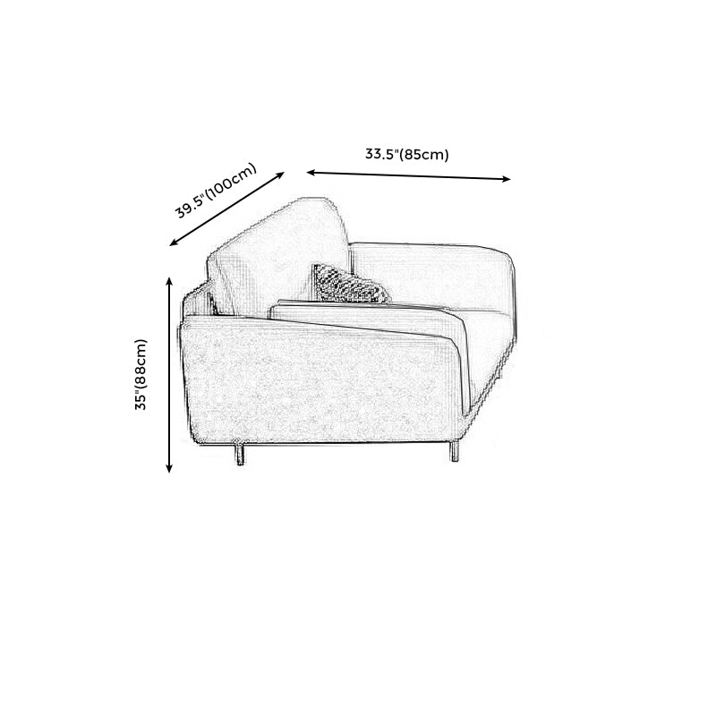 Living Room Faux Leather Sofa Modern Green and White Couch with Brass Legs Clearhalo 'furn' 'furn_sofas' 'Furniture' 'furniture_sofas' 'Living Room Furniture' 'Sofa' 'sofas' 4909087