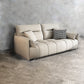 Living Room Cushion Back Couch Contemporary White Sofa with Pillow Top Arm 59"L x 35.5"W x 37"H Clearhalo 'furn' 'furn_sofas' 'Furniture' 'furniture_sofas' 'Living Room Furniture' 'Sofa' 'sofas' 4909103
