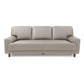 Contemporary Pillow Back Couch Leather Sofa with Solid Wood Legs Clearhalo 'Furniture' 'furniture_sofas' 'Living Room Furniture' 'Sofa' 'sofas' 4909139