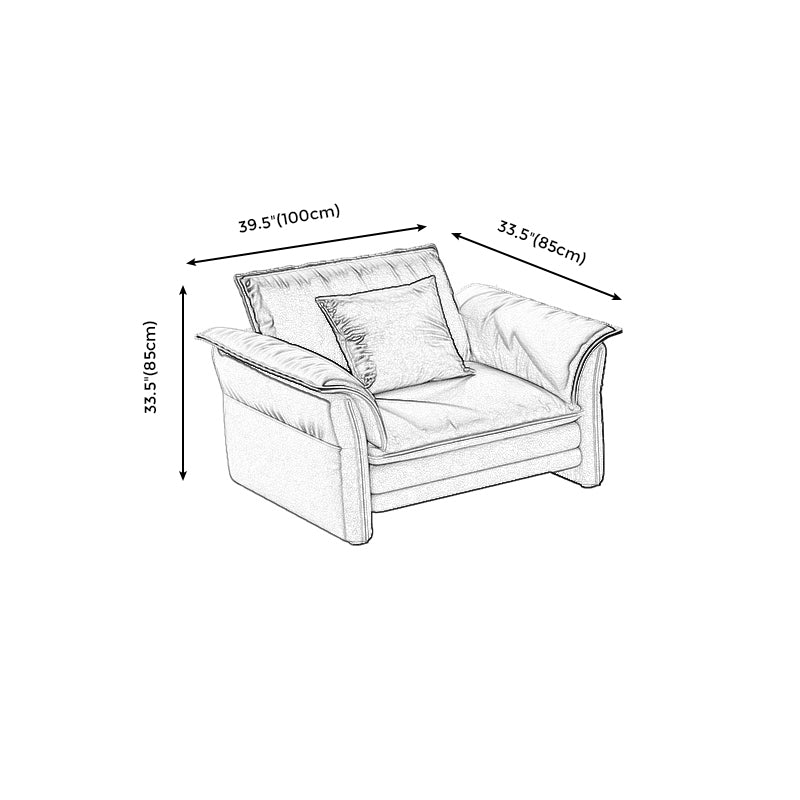 Contemporary Living Room Faux Leather Sofa Green Stain-Resistant Couch Clearhalo 'furn' 'furn_sofas' 'Furniture' 'furniture_sofas' 'Living Room Furniture' 'Sofa' 'sofas' 4909209