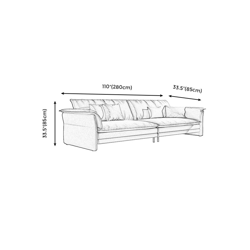 Contemporary Living Room Faux Leather Sofa Green Stain-Resistant Couch Clearhalo 'furn' 'furn_sofas' 'Furniture' 'furniture_sofas' 'Living Room Furniture' 'Sofa' 'sofas' 4909212