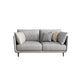 Living Room Square Arm Standard Sofa Light Gray Stain-Resistant Couch 71"L x 35.5"W x 35.5"H Clearhalo 'furn' 'furn_sofas' 'Furniture' 'furniture_sofas' 'Living Room Furniture' 'Sofa' 'sofas' 4909288