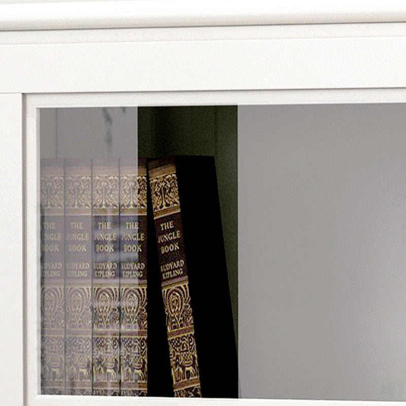 12.80"W Bookcase Contemporary Style Solid Wood Bookshelf for Home Office with Doors Clearhalo 'Bookcases' 'furn' 'furn_bookcases' 'Furniture' 'furniture_bookcases' 'Office Furniture' 4909552