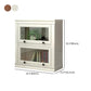 12.80"W Bookcase Contemporary Style Solid Wood Bookshelf for Home Office with Doors Clearhalo 'Bookcases' 'furn' 'furn_bookcases' 'Furniture' 'furniture_bookcases' 'Office Furniture' 4909557